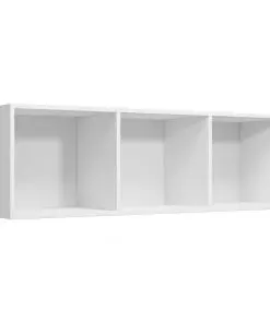 vidaXL Book Cabinet/TV Cabinet White 36x30x114 cm Chipboard