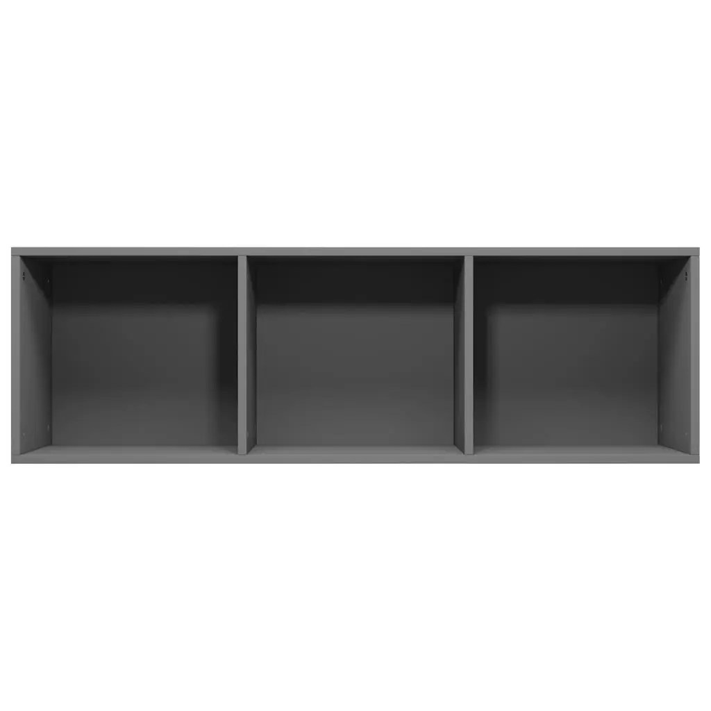 vidaXL Book Cabinet/TV Cabinet Grey 36x30x114 cm Chipboard