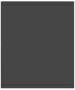 vidaXL Book Cabinet/TV Cabinet Grey 36x30x114 cm Chipboard