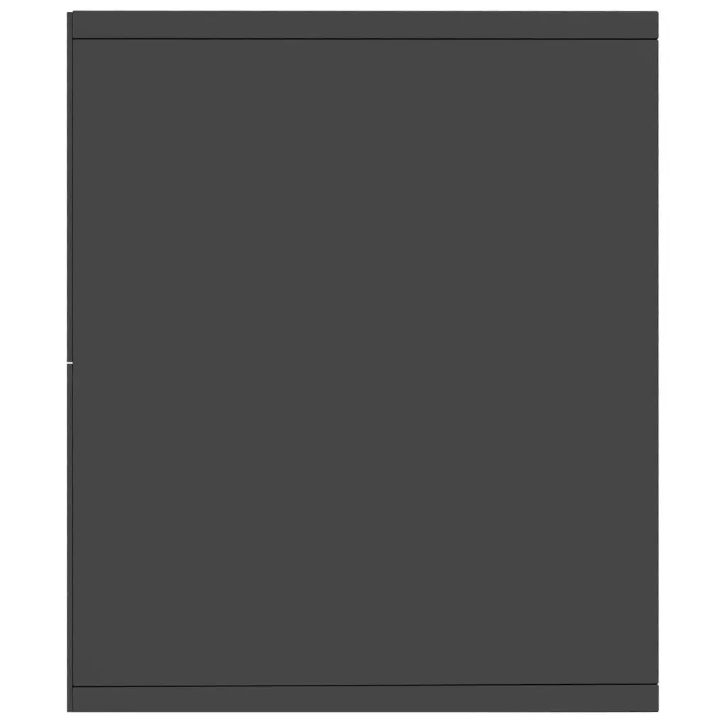 vidaXL Book Cabinet/TV Cabinet Grey 36x30x114 cm Chipboard