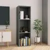 vidaXL Book Cabinet/TV Cabinet Grey 36x30x114 cm Chipboard vidaXL Book Cabinet/TV Cabinet Grey 36x30x114 cm Chipboard