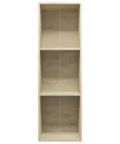 vidaXL Book Cabinet/TV Cabinet Sonoma Oak 36x30x114 cm Chipboard