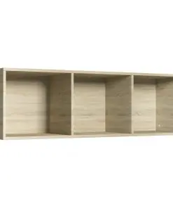 vidaXL Book Cabinet/TV Cabinet Sonoma Oak 36x30x114 cm Chipboard