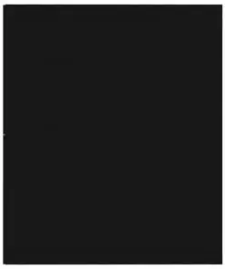 vidaXL Book Cabinet/TV Cabinet High Gloss Black 36x30x114 cm Chipboard