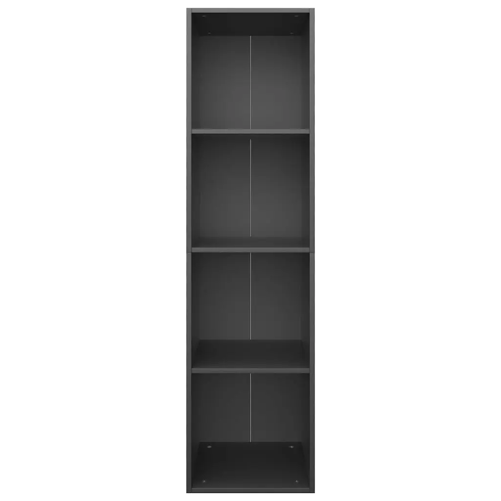 vidaXL Book Cabinet/TV Cabinet Black 36x30x143 cm Chipboard
