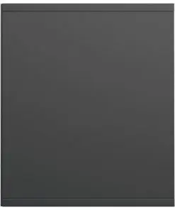 vidaXL Book Cabinet/TV Cabinet Grey 36x30x143 cm Chipboard