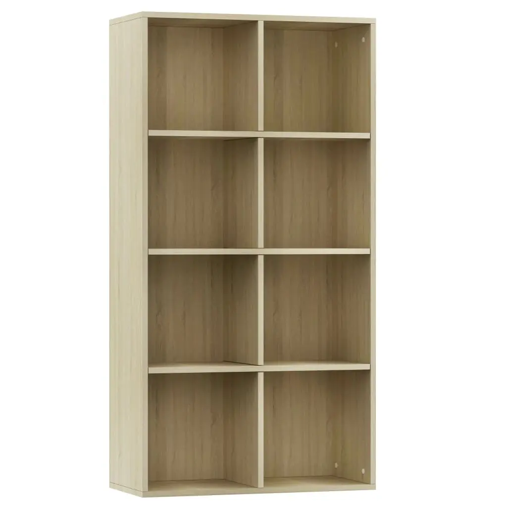 vidaXL Book Cabinet/Sideboard Sonoma Oak 66x30x130 cm Chipboard