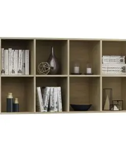 vidaXL Book Cabinet/Sideboard Sonoma Oak 66x30x130 cm Chipboard