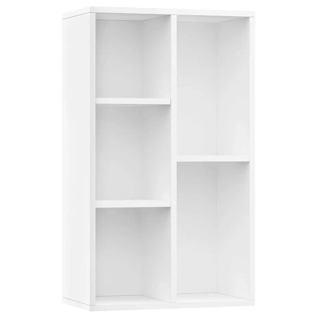 vidaXL Book Cabinet/Sideboard White 45x25x80 cm Chipboard