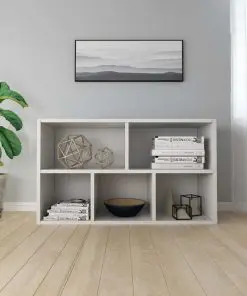 vidaXL Book Cabinet/Sideboard White 45x25x80 cm Chipboard