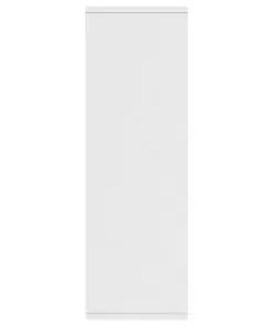 vidaXL Book Cabinet/Sideboard White 45x25x80 cm Chipboard