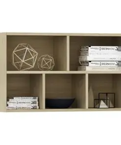 vidaXL Book Cabinet/Sideboard Sonoma Oak 45x25x80 cm Chipboard