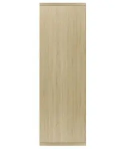vidaXL Book Cabinet/Sideboard Sonoma Oak 45x25x80 cm Chipboard