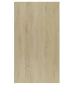 vidaXL Book Cabinet/Sideboard Sonoma Oak 45x25x80 cm Chipboard