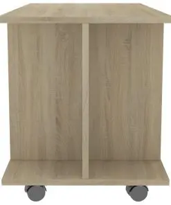 vidaXL TV Cabinet with Castors Sonoma Oak 80x40x40 cm Chipboard