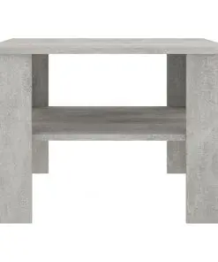 vidaXL Coffee Table Concrete Grey 60x60x42 cm Chipboard