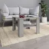 vidaXL Coffee Table Concrete Grey 60x60x42 cm Chipboard