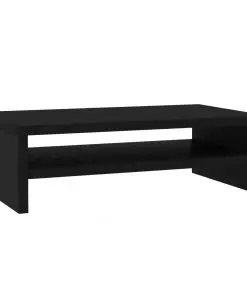 vidaXL Monitor Stand Black 42x24x13 cm Chipboard