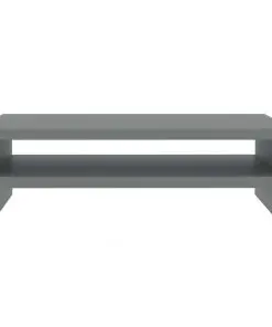 vidaXL Monitor Stand Grey 42x24x13 cm Chipboard