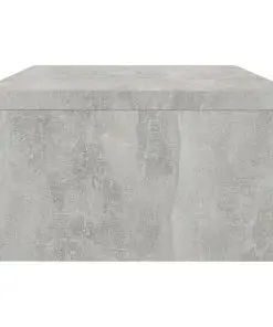 vidaXL Monitor Stand Concrete Grey 42x24x13 cm Chipboard