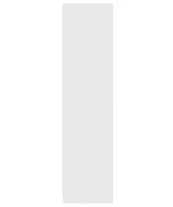 vidaXL Wardrobe High Gloss White 100x50x200 cm Chipboard