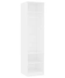 vidaXL Wardrobe White 50x50x200 cm Chipboard