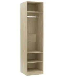 vidaXL Wardrobe Sonoma Oak 50x50x200 cm Chipboard