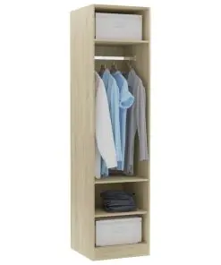 vidaXL Wardrobe Sonoma Oak 50x50x200 cm Chipboard