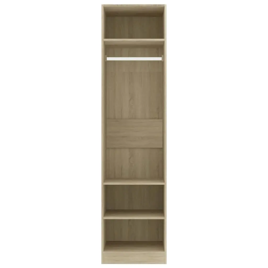vidaXL Wardrobe Sonoma Oak 50x50x200 cm Chipboard