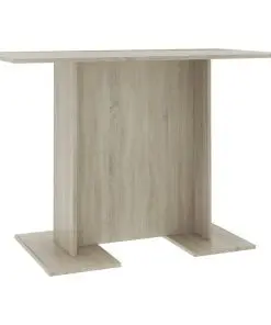vidaXL Dining Table Sonoma Oak 110x60x75 cm Chipboard
