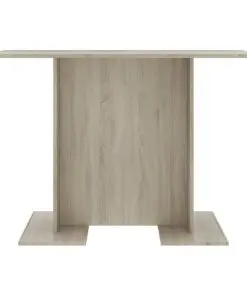 vidaXL Dining Table Sonoma Oak 110x60x75 cm Chipboard