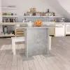 vidaXL Dining Table Concrete Grey 110x60x75 cm Chipboard vidaXL Dining Table Concrete Grey 110x60x75 cm Chipboard
