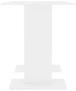 vidaXL Dining Table High Gloss White 110x60x75 cm Chipboard