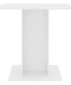 vidaXL Dining Table White 80x80x75 cm Chipboard