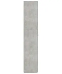 vidaXL Shoe Cabinet Concrete Grey 80×35.5×180 cm Chipboard