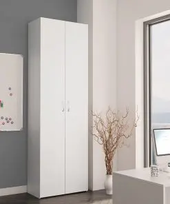 vidaXL Office Cabinet White 60x32x190 cm Chipboard