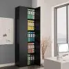 vidaXL Office Cabinet Black 60x32x190 cm Chipboard