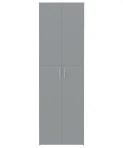vidaXL Office Cabinet Grey 60x32x190 cm Chipboard