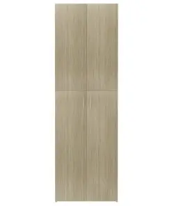 vidaXL Office Cabinet Sonoma Oak 60x32x190 cm Chipboard