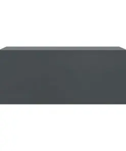 vidaXL Floating Nightstand Grey 40x30x15 cm Chipboard