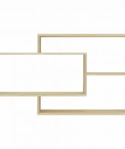 vidaXL Wall Shelves Sonoma Oak 104x24x60 cm Chipboard