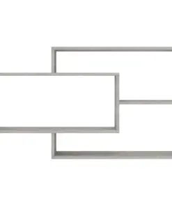 vidaXL Wall Shelves Concrete Grey 104x24x60 cm Chipboard