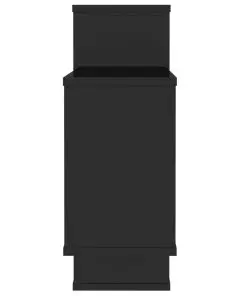 vidaXL Wall Shelves High Gloss Black 104x24x60 cm Chipboard