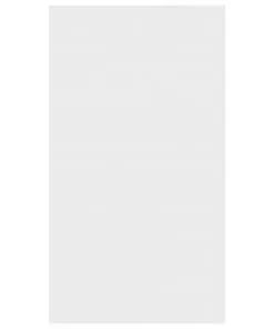 vidaXL Book Cabinet/Sideboard High Gloss White 66x30x97.8 cm Chipboard