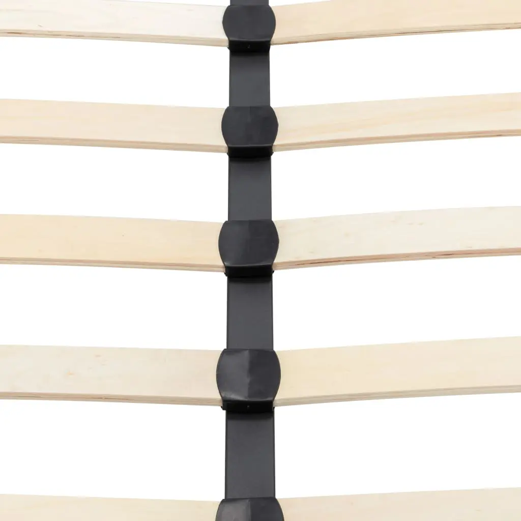 vidaXL Bed Frame Black and White Faux Leather 153×203 cm Queen