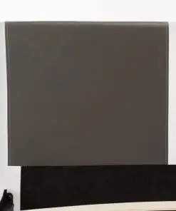 vidaXL Bed Frame Grey and White Faux Leather 183×203 cm King