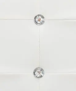 vidaXL Bed Frame White Faux Leather 137×187 cm Double