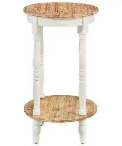vidaXL Side Table 50x40x66 cm Solid Acacia Wood
