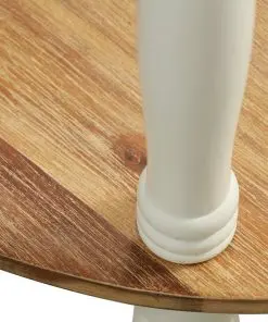 vidaXL Side Table 50x40x66 cm Solid Acacia Wood