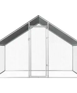 vidaXL Outdoor Chicken Cage 2.75x2x2 m Galvanised Steel